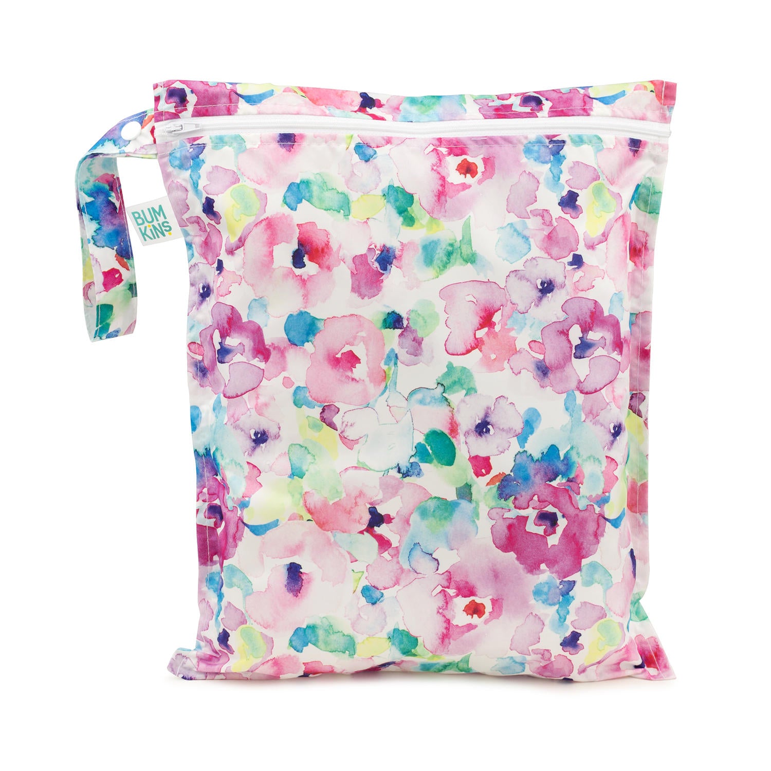 BUMKINS WET BAG - WATERCOLOUR FLOWER