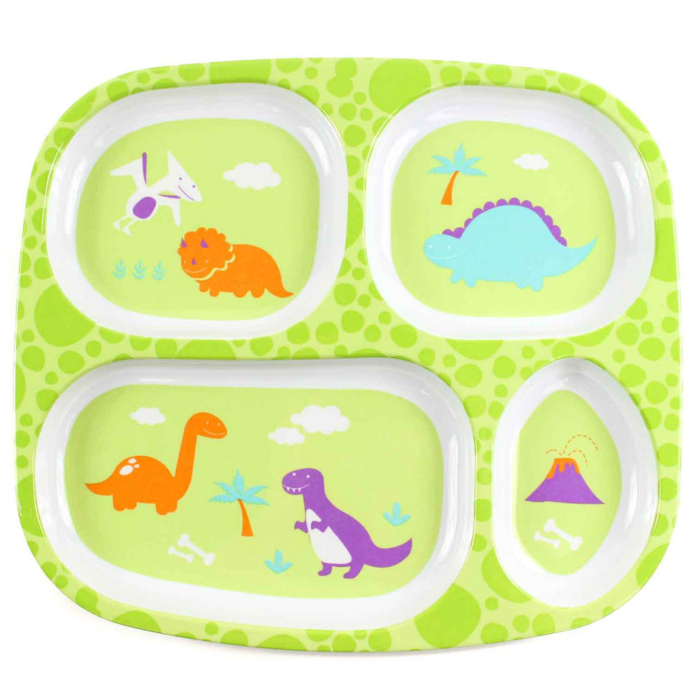 BUMKINS MELAMINE DIVIDED PLATE - baby enRoute