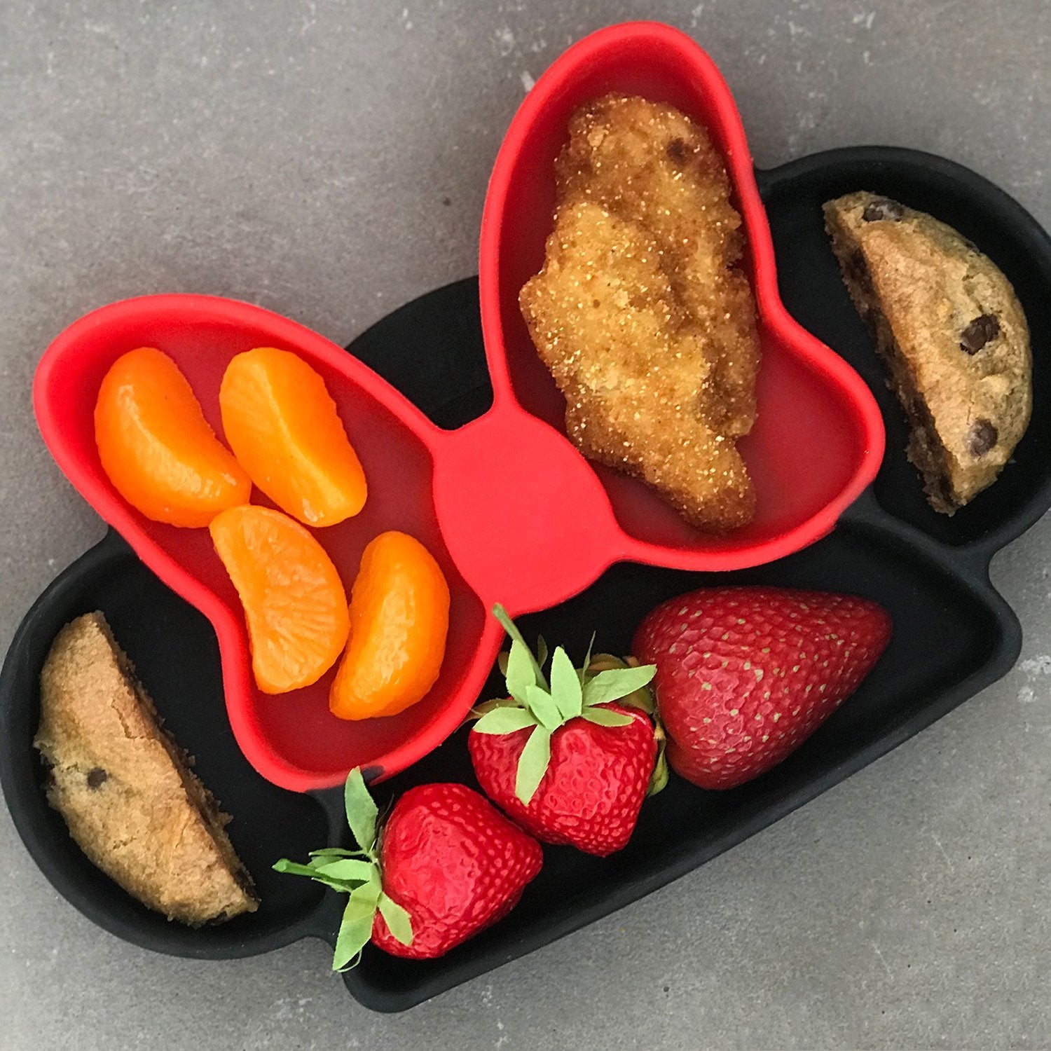 BUMKINS SILICONE GRIP DISH DISNEY EDITION