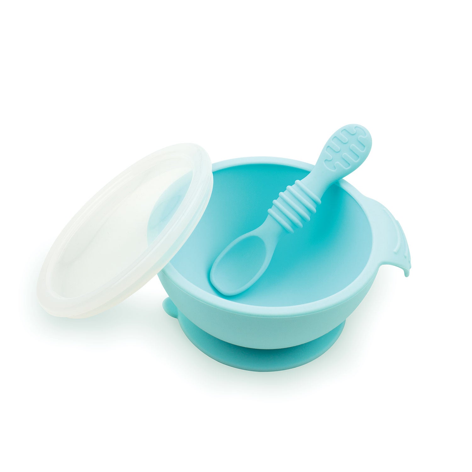 BUMKINS SILICONE FIRST FEEDING SET