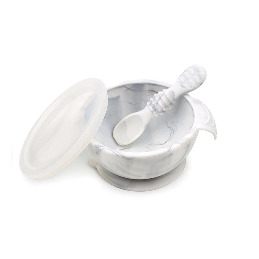 BUMKINS SILICONE FIRST FEEDING SET