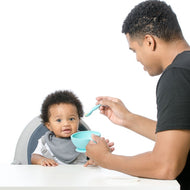 BUMKINS SILICONE FIRST FEEDING SET