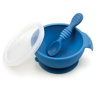BUMKINS SILICONE FIRST FEEDING SET