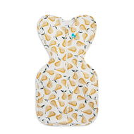LOVE TO DREAM SWADDLE UP ORIGINAL COTTON 1.0 TOG PEAR PRINT OCHRE