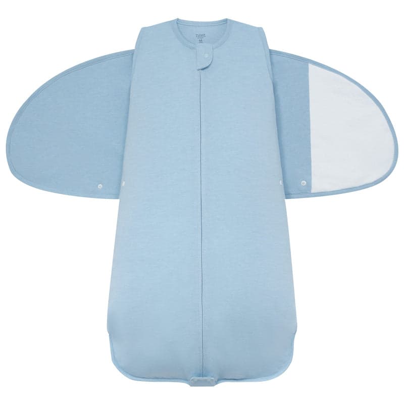 NEST DESIGNS BAMBOO JERSEY SWADDLE SLEEP BAG 1.0 TOG FORGET-ME-NOT 0-6M