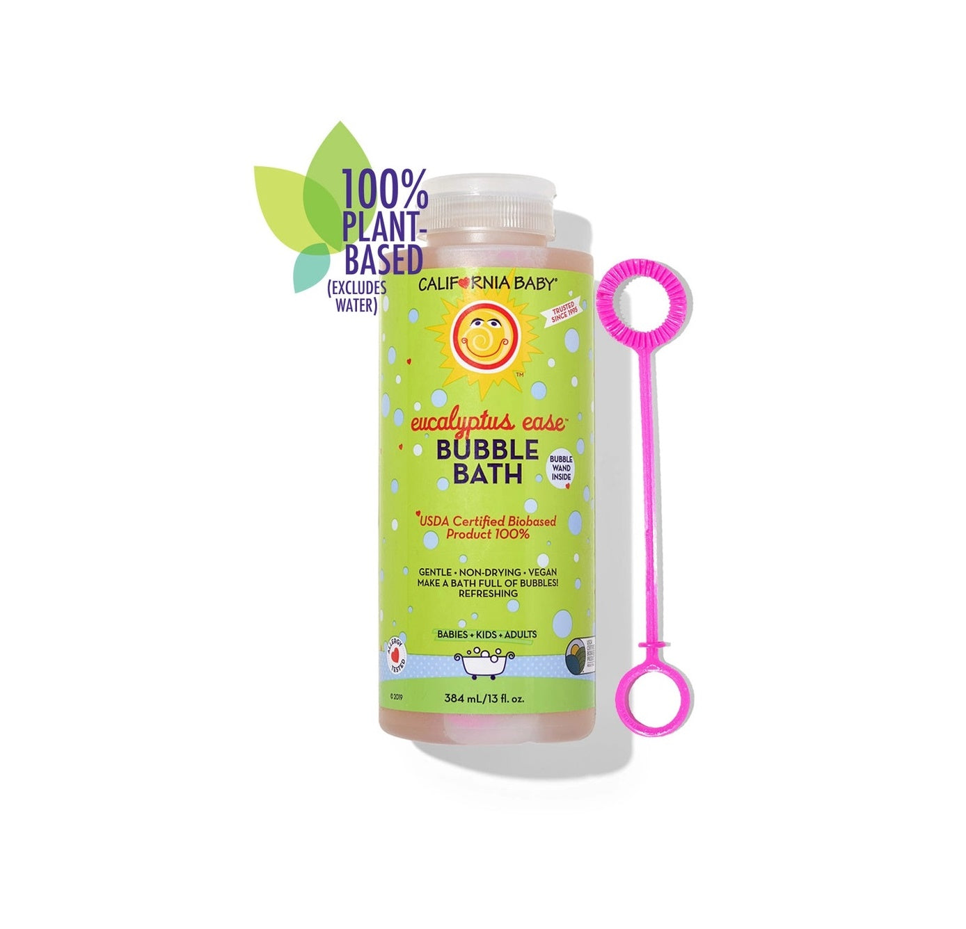 California Baby Bubble Bath Eucalyptus Ease 13 oz/384 ml