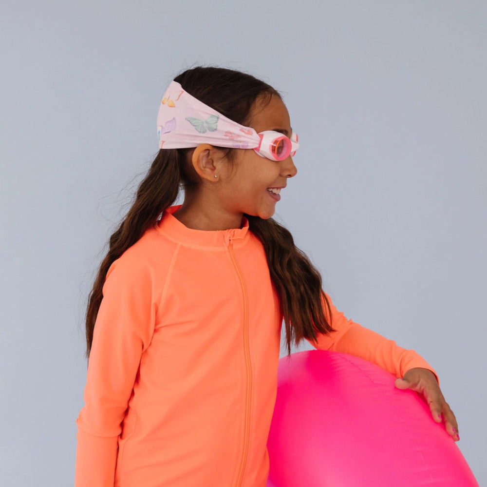 Splash swim goggles flutter, pink frame