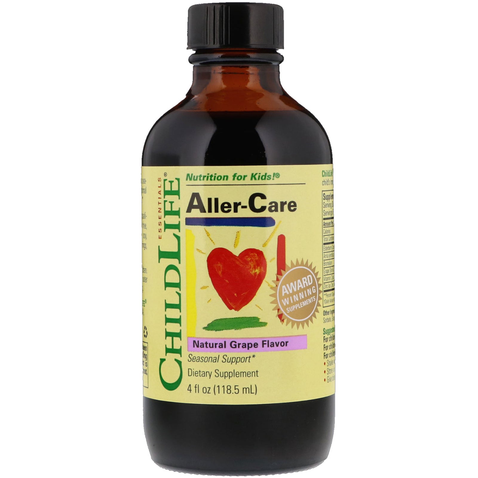 CHILDLIFE ALLER-CARE NATURAL GRAPE FLAVOR