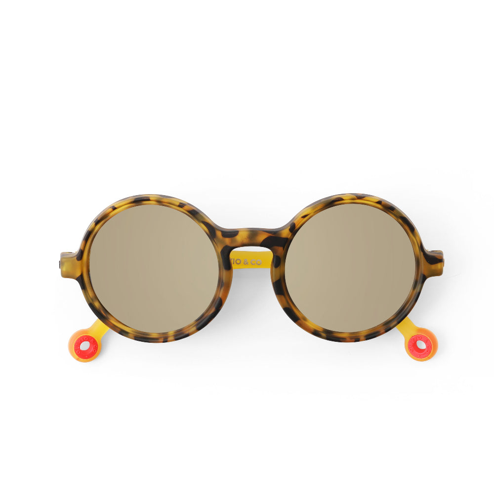 Olivio & Co Round Sunglasses Kids/Junior Classic Olivio Tortoiseshell