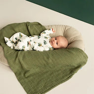 COCCOLI INFANT COTTON MODA ZIP FOOTIE CREAM TRACTORS