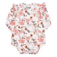 COCCOLI INFANT FLORAL COTTON-MODAL ROMPER