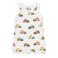COCCOLI INFANT JEEPS MODAL ROMPER