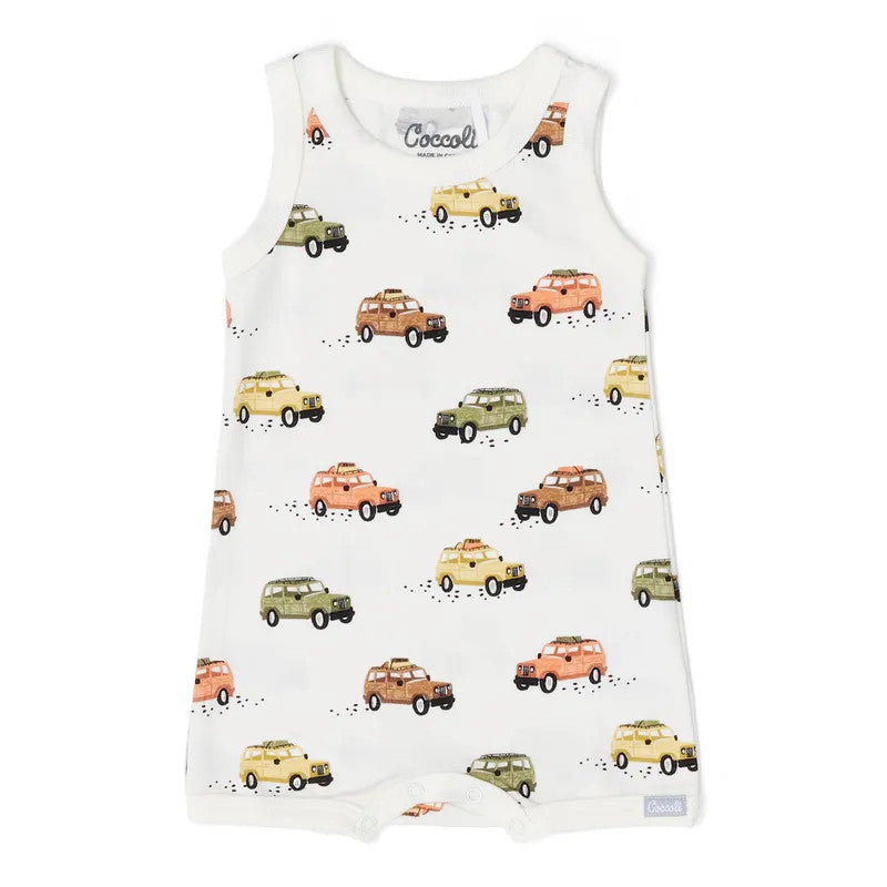 COCCOLI INFANT JEEPS MODAL ROMPER