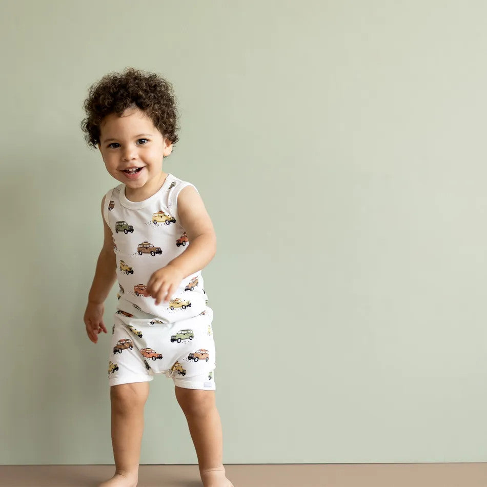 COCCOLI INFANT JEEPS MODAL ROMPER