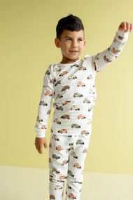 COCCOLI KID JEEPS MODAL LONG SLEEVE PAJAMAS