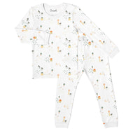 COCCOLI KID LONG SLEEVE MODAL PYJAMA FARM ANIMALS ON CREAM