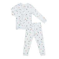 COCCOLI KID LONG SLEEVED MODAL PYJAMA WINTER ON LIGHT BLUE