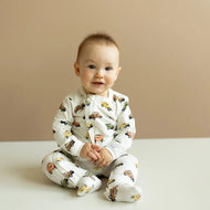 COCCOLI INFANT JEEPS MODAL ZIPPER FOOTIE