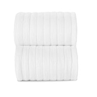 CONDOR BASIC RIB KNEE HIGH SOCKS WHITE