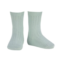 CONDOR BASIC RIB SHORT SOCKS SEA MIST