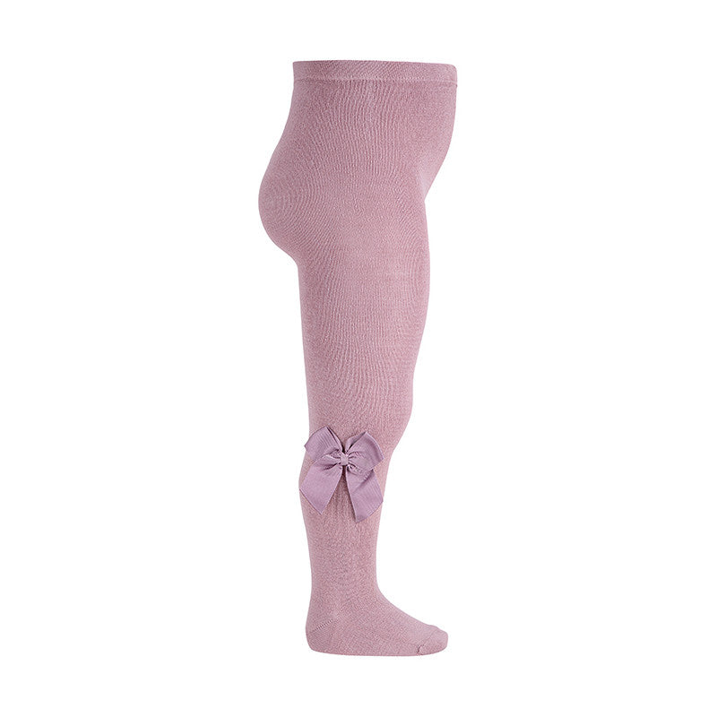 CONDOR TIGHTS WITH SIDE GROSSGRAN BOW PEARL