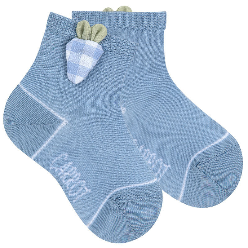 CONDOR SHORT SOCKS WITH CARROT APPLICATION BLUSH