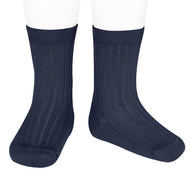 CONDOR BASIC SHORT SOCKS NAVY BLUE