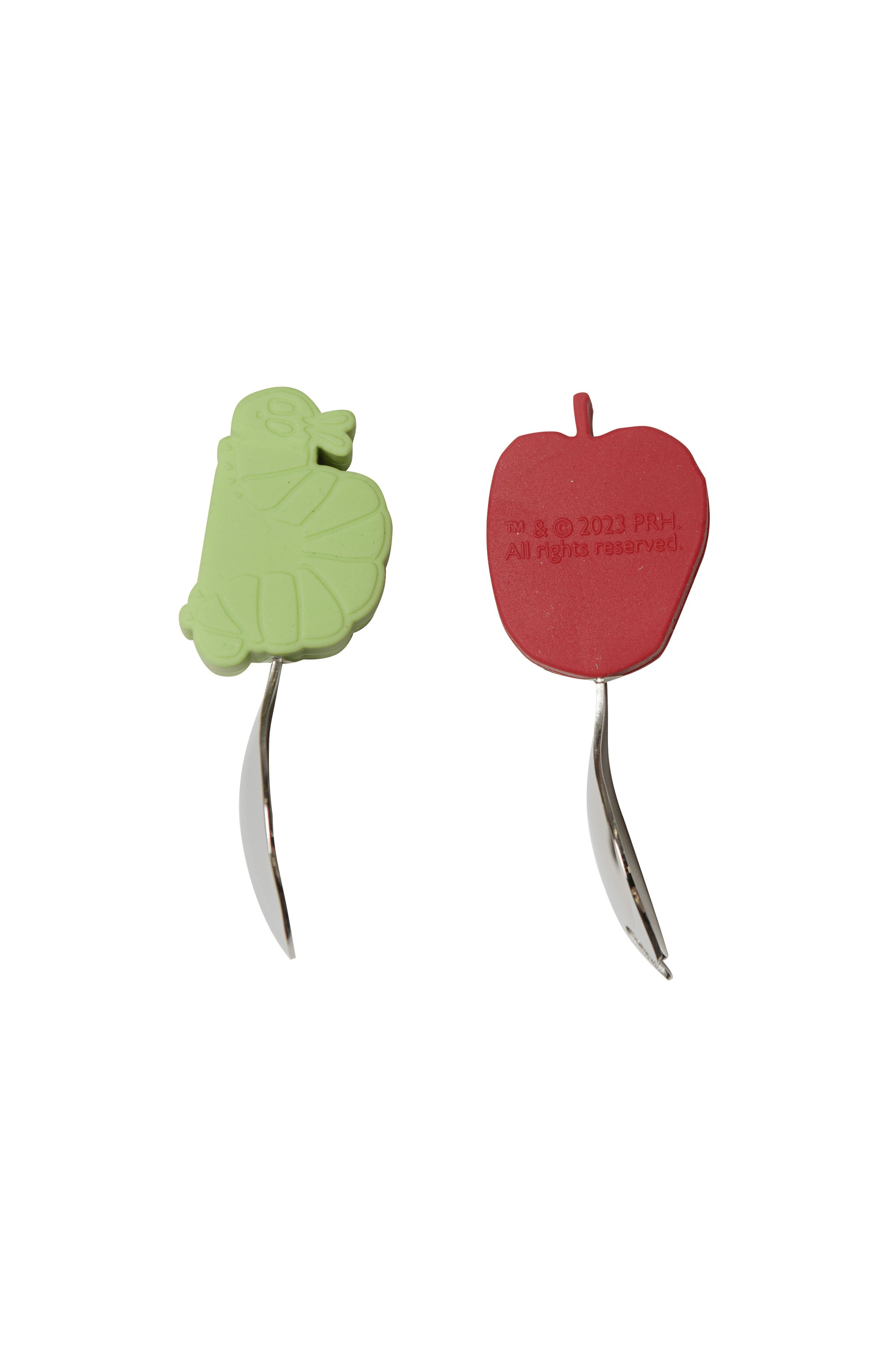 LOULOU LOLLIPOP ERIC CARLE LEARNING SPOON AND FORK SET CATERPILLAR