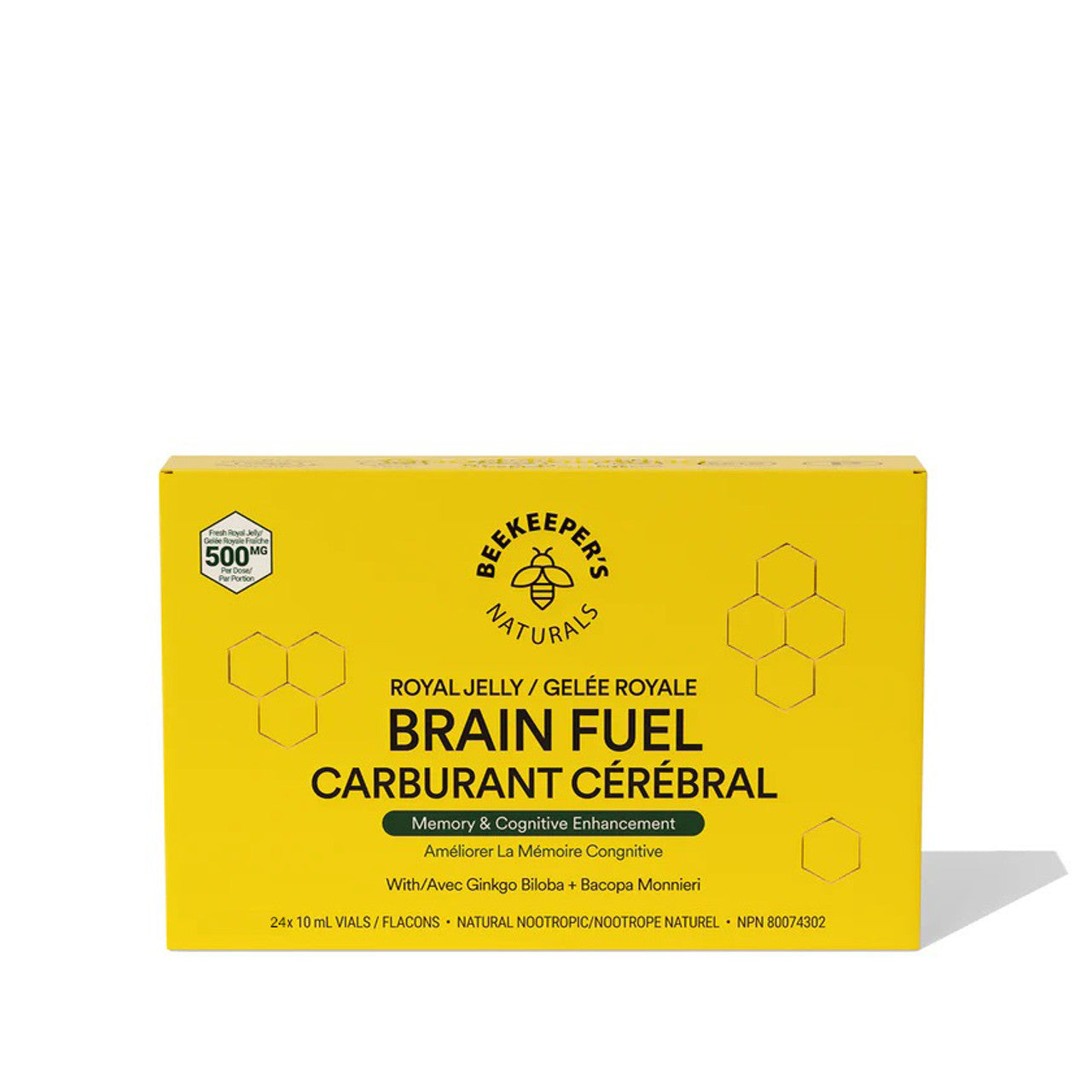 BEEKEEPER'S NATURALS B. LXR BRAIN FUEL 24X10ML
