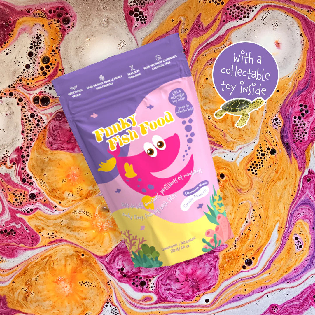 LOOT TOY CO FUNKY FISH FOOD - SWOON MAROON - baby enRoute