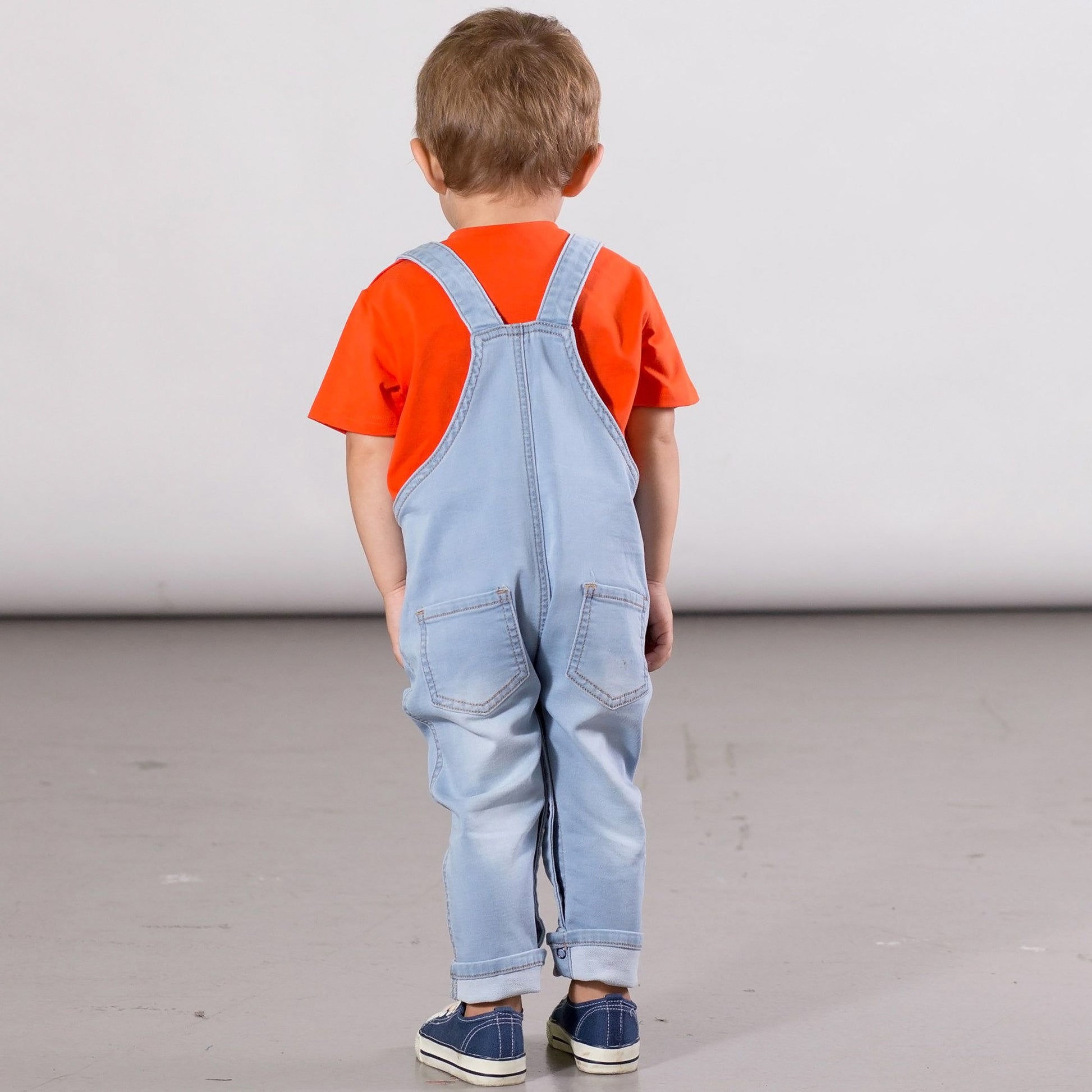 DEUX PAR DEUX FRENCH TERRY DENIM OVERALL UNISEX