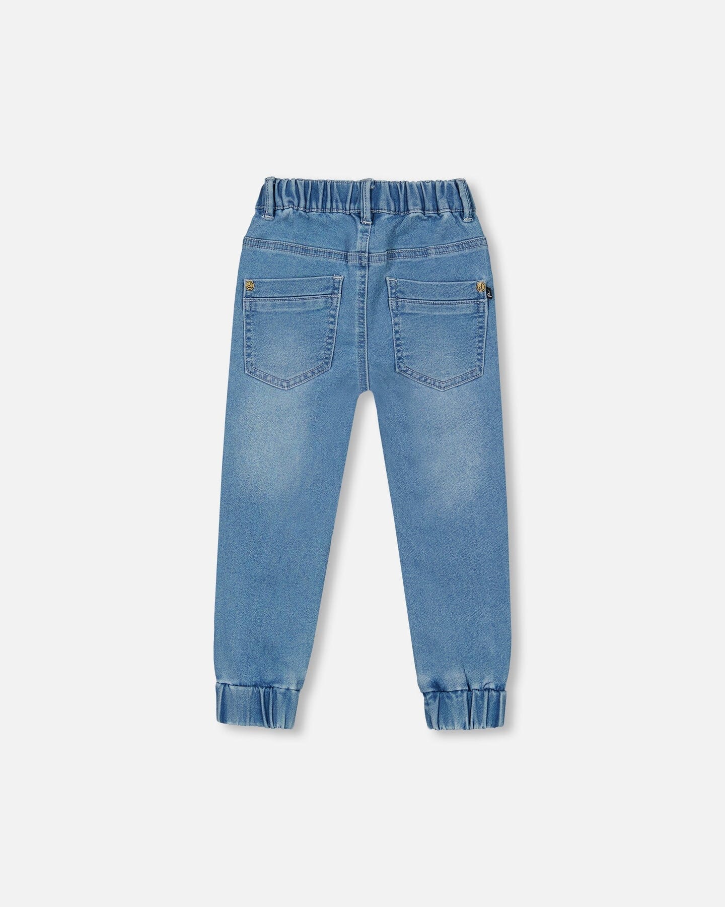 DEUX PAR DEUX FRENCH TERRY DENIM JOGGER PANTS LIGHT BLUE