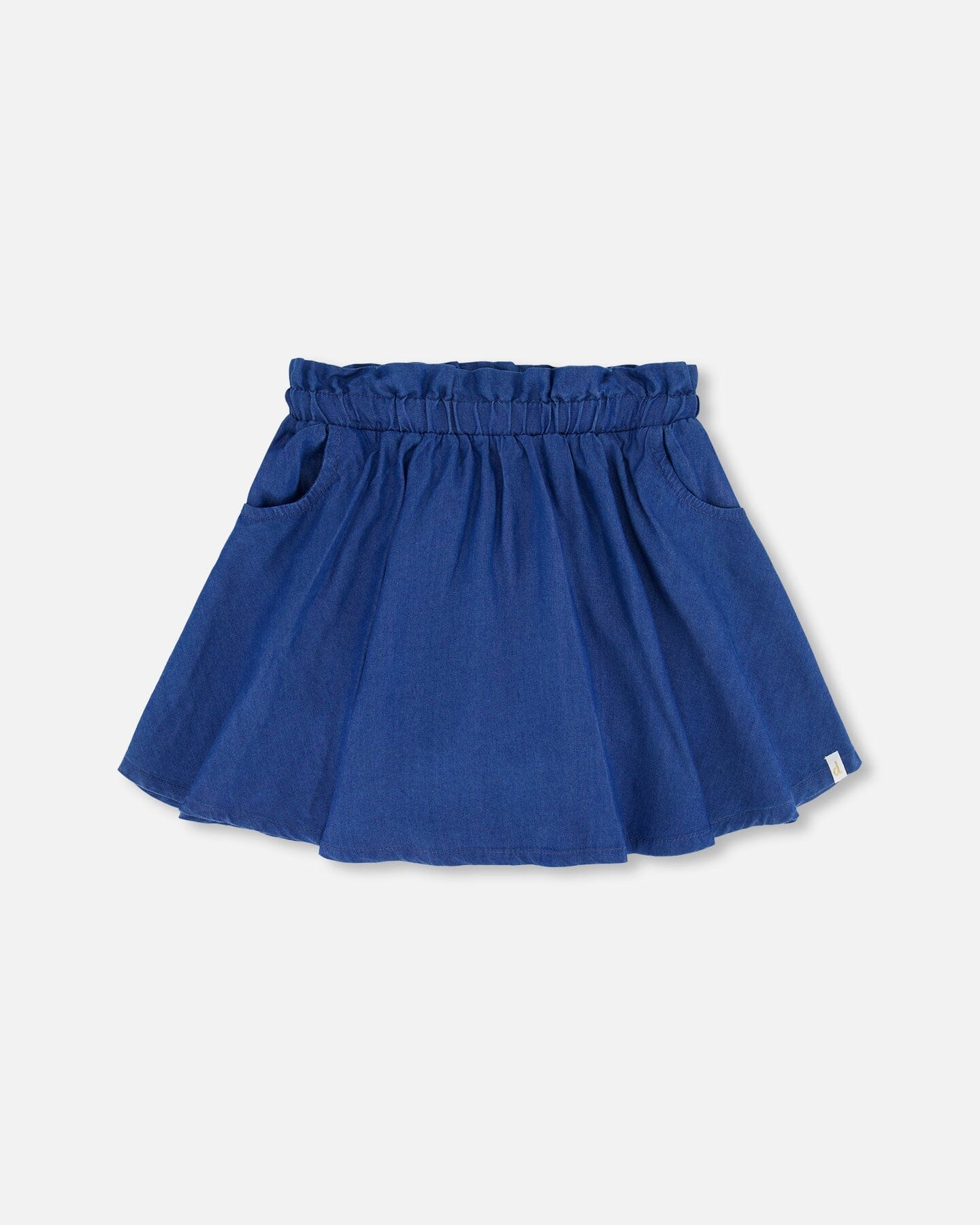 DEUX PAR DEUX SOLID CHAMBRAY SKORT