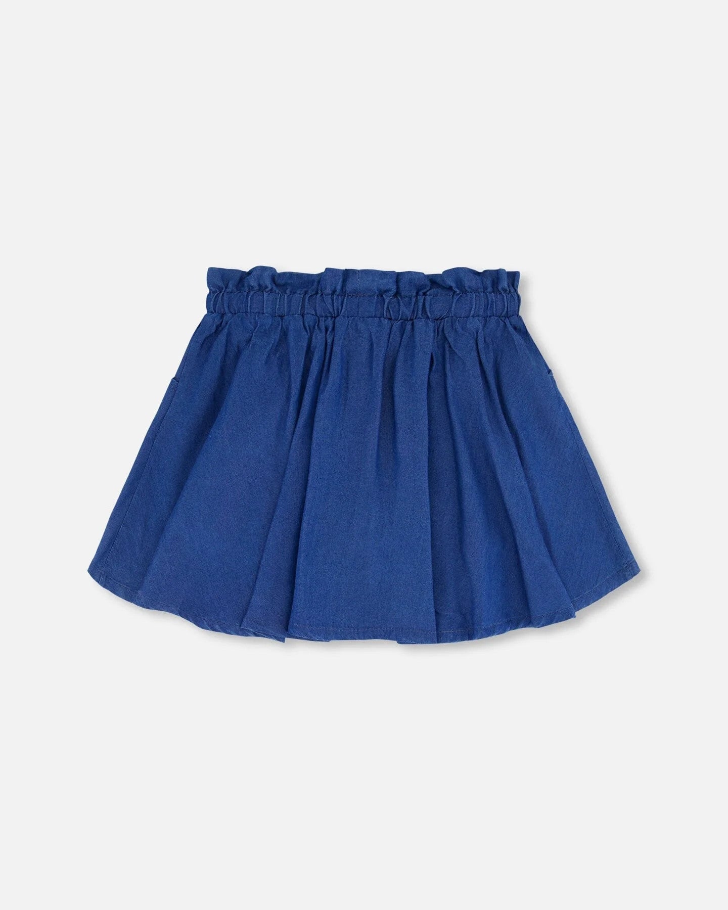 DEUX PAR DEUX SOLID CHAMBRAY SKORT