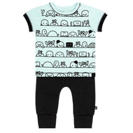 DEUX PAR DEUX TOP & PANT SET ORGANIC COTTON SOOTHING SEA