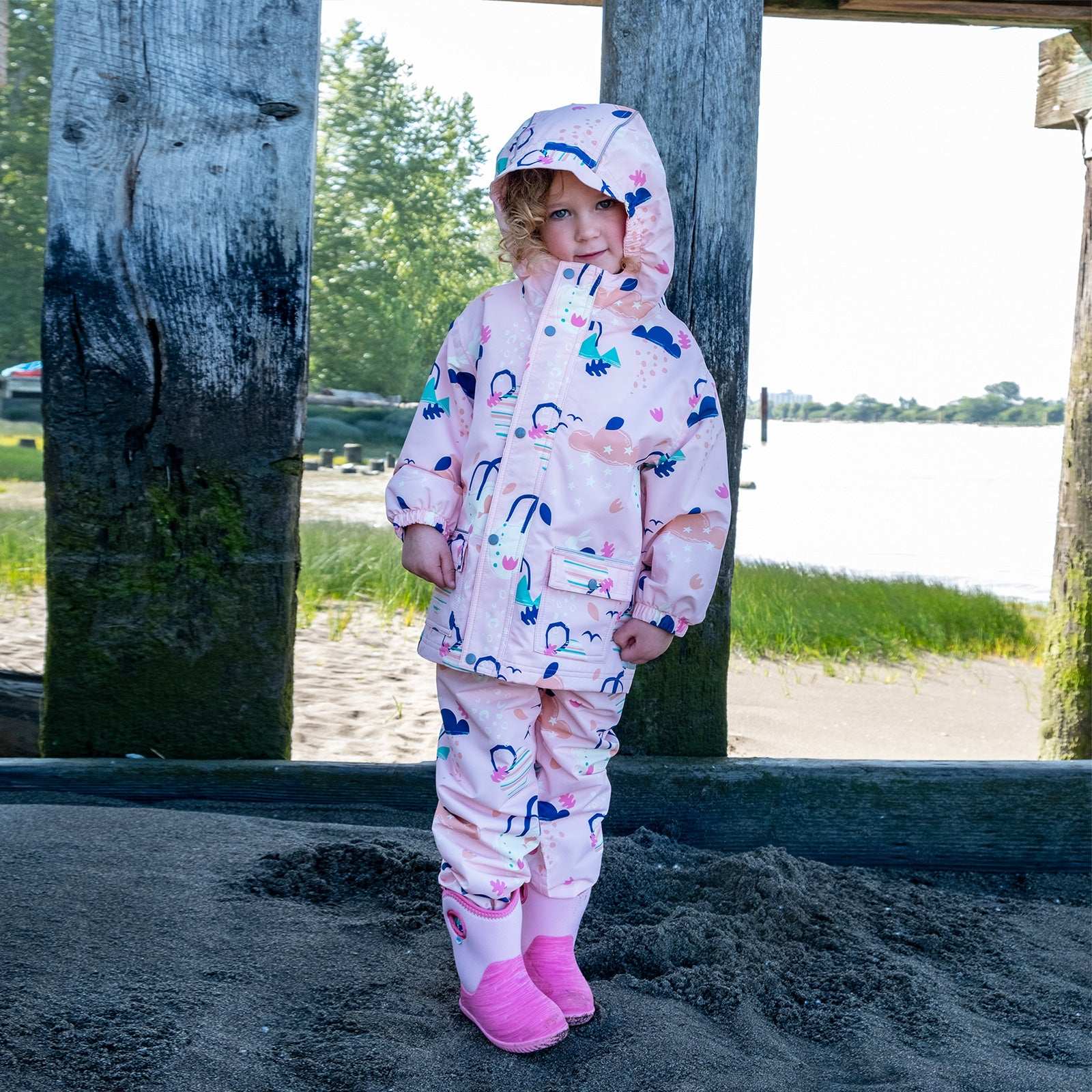 Jan & Jul Waterproof Cozy Dry Rain Jacket Dreamscape