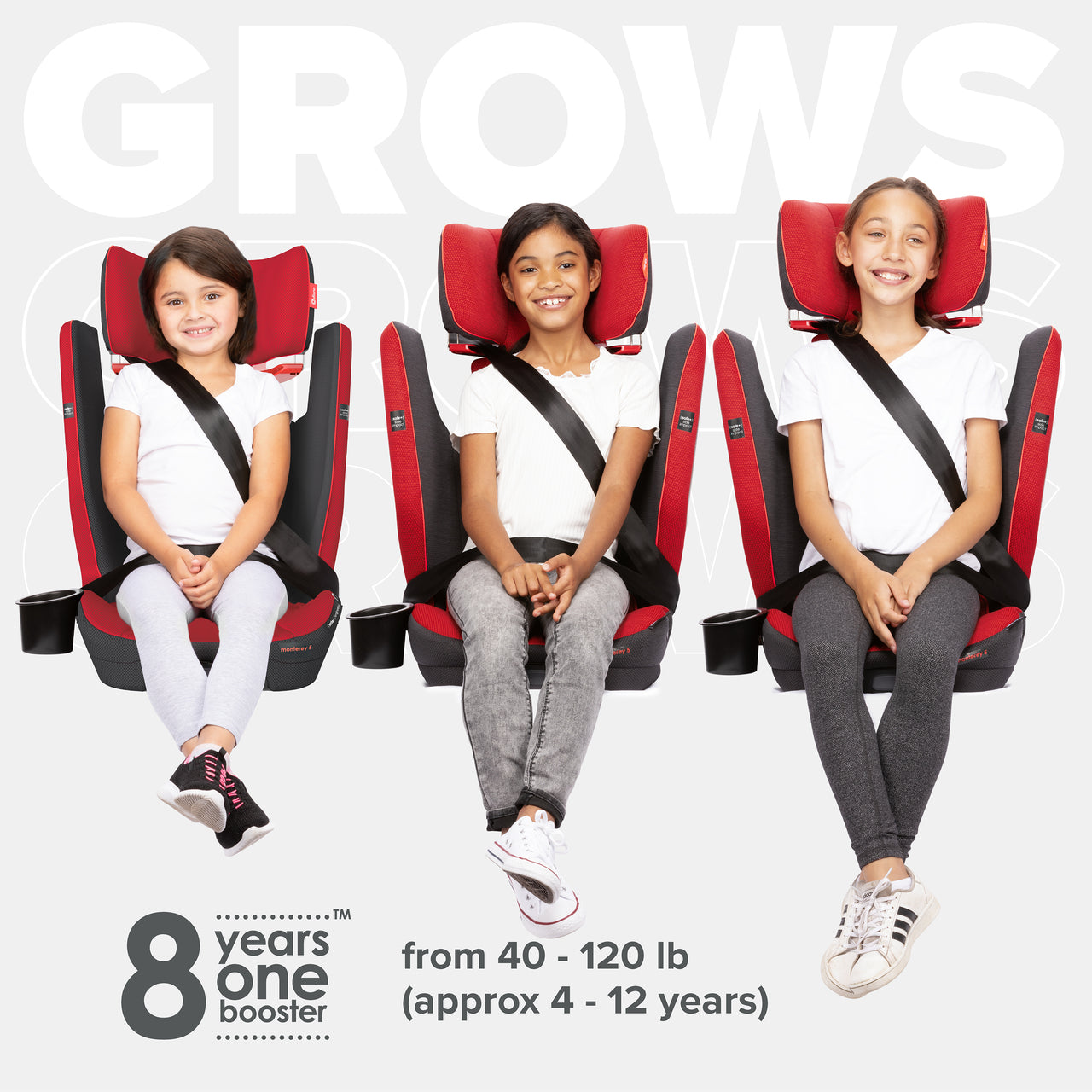 DIONO MONTEREY 5 IST FIXSAFE LATCH BOOSTER SEAT