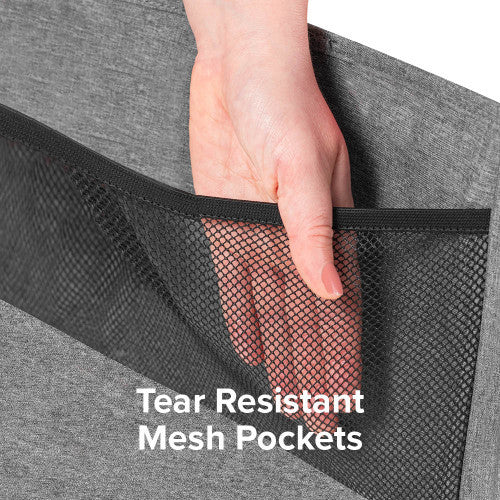 Diono Stow 'N Go backseat organizer xl with black mesh pockets