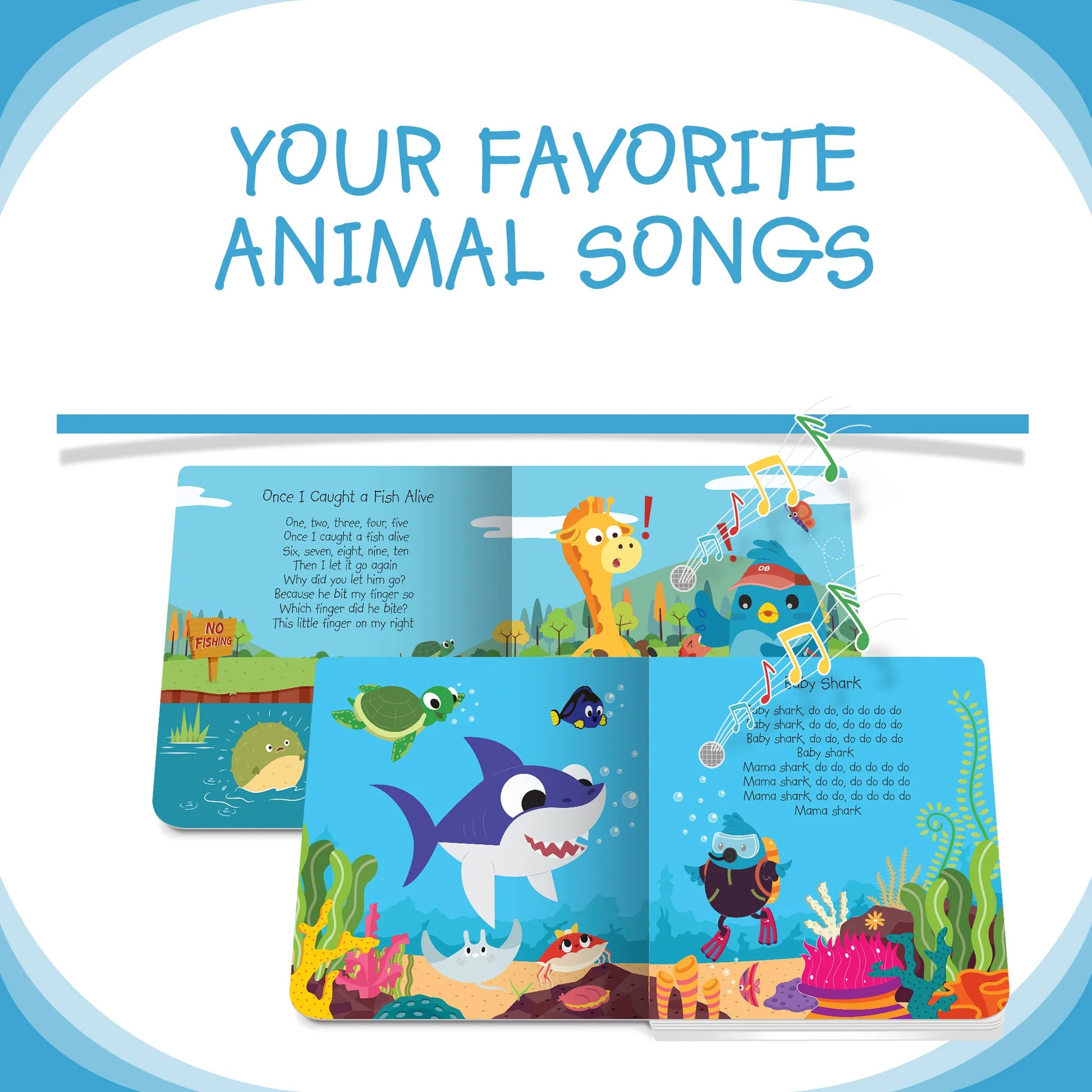 DITTY BIRD SOUND BOOK ANIMAL SONGS - BABY SHARK