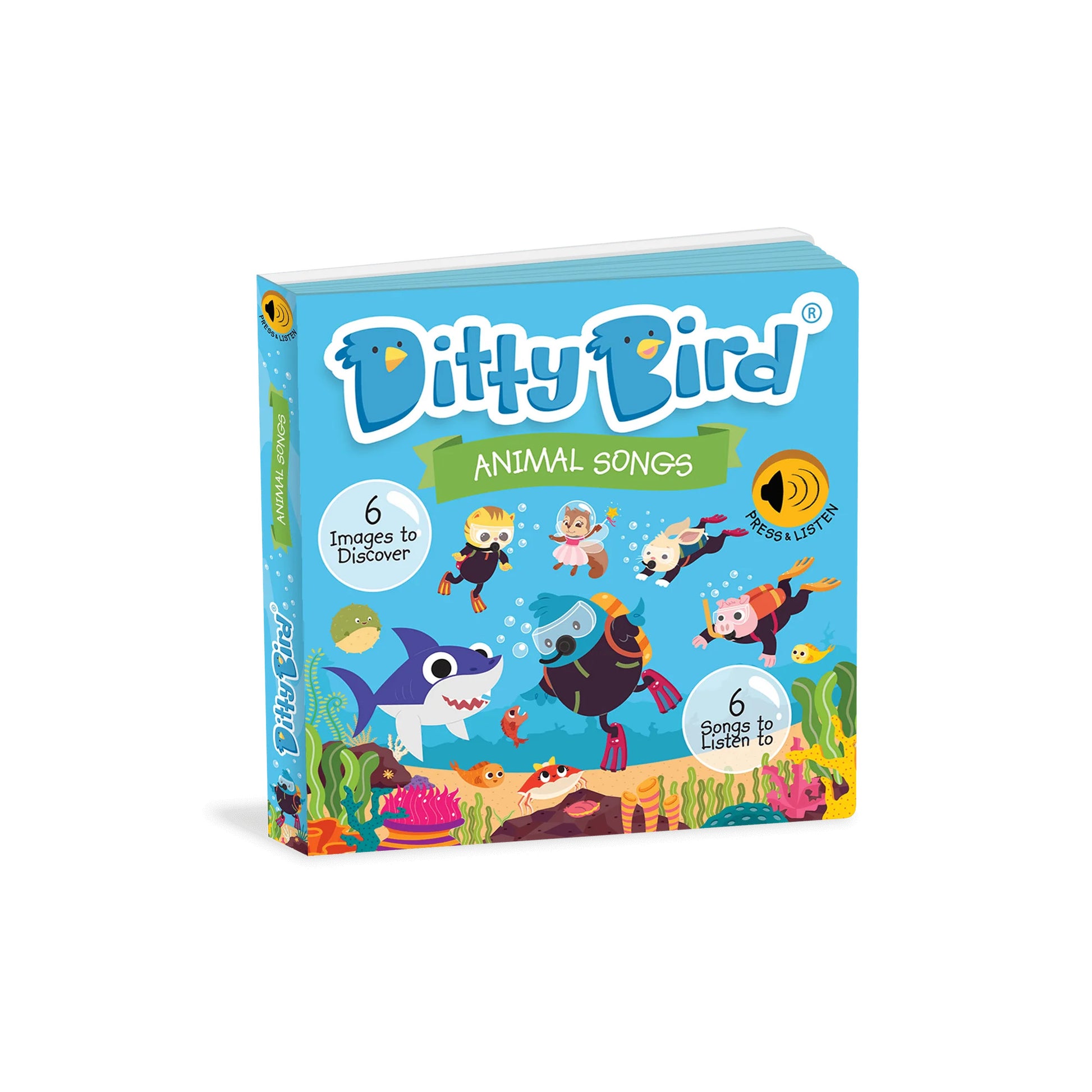 DITTY BIRD SOUND BOOK ANIMAL SONGS - BABY SHARK