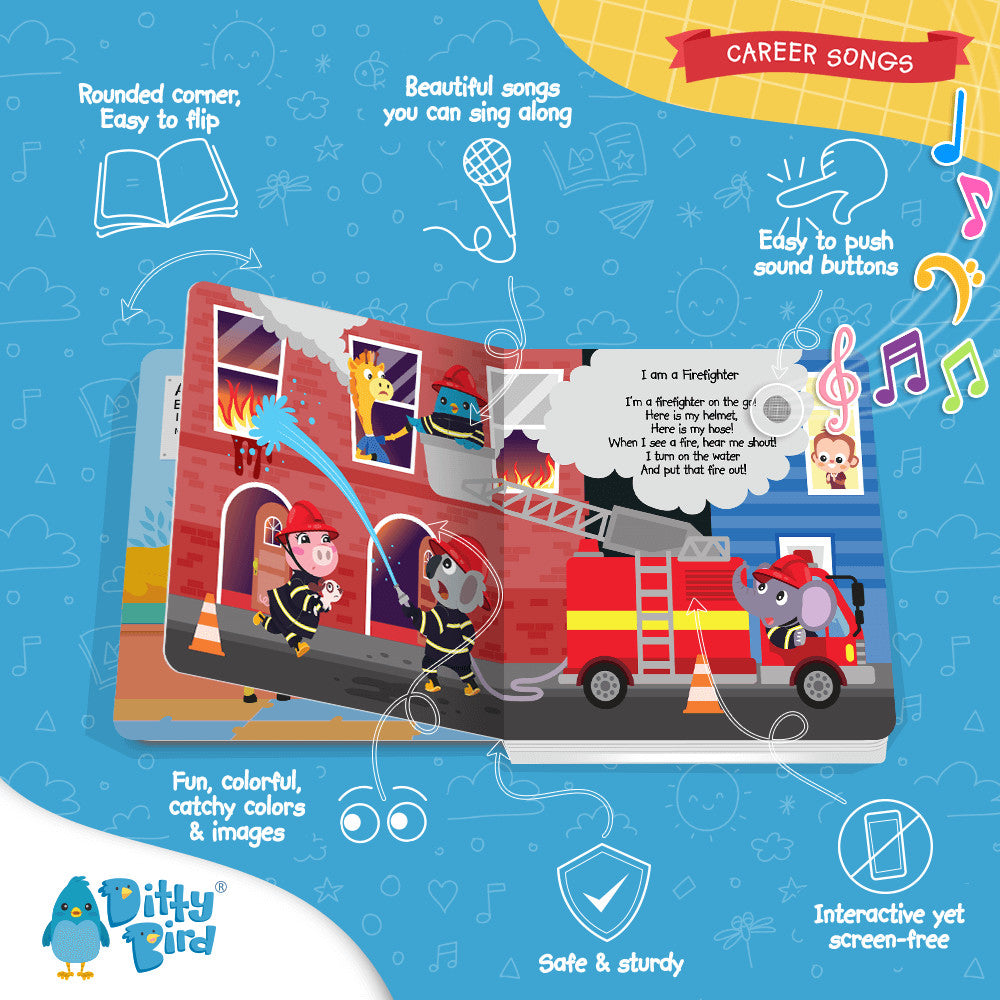 DITTY BIRD SOUND BOOK - CAREER SONGS