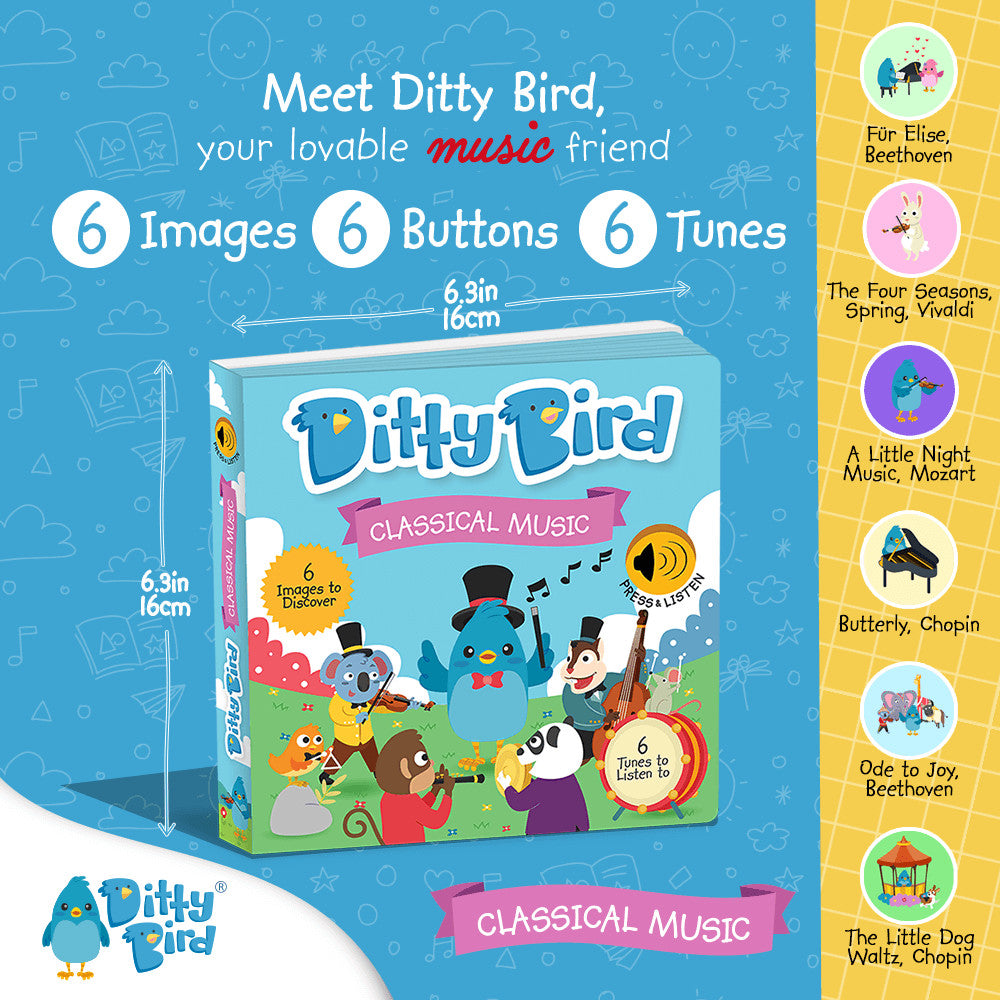 Ditty Bird Sound Book Classical Music