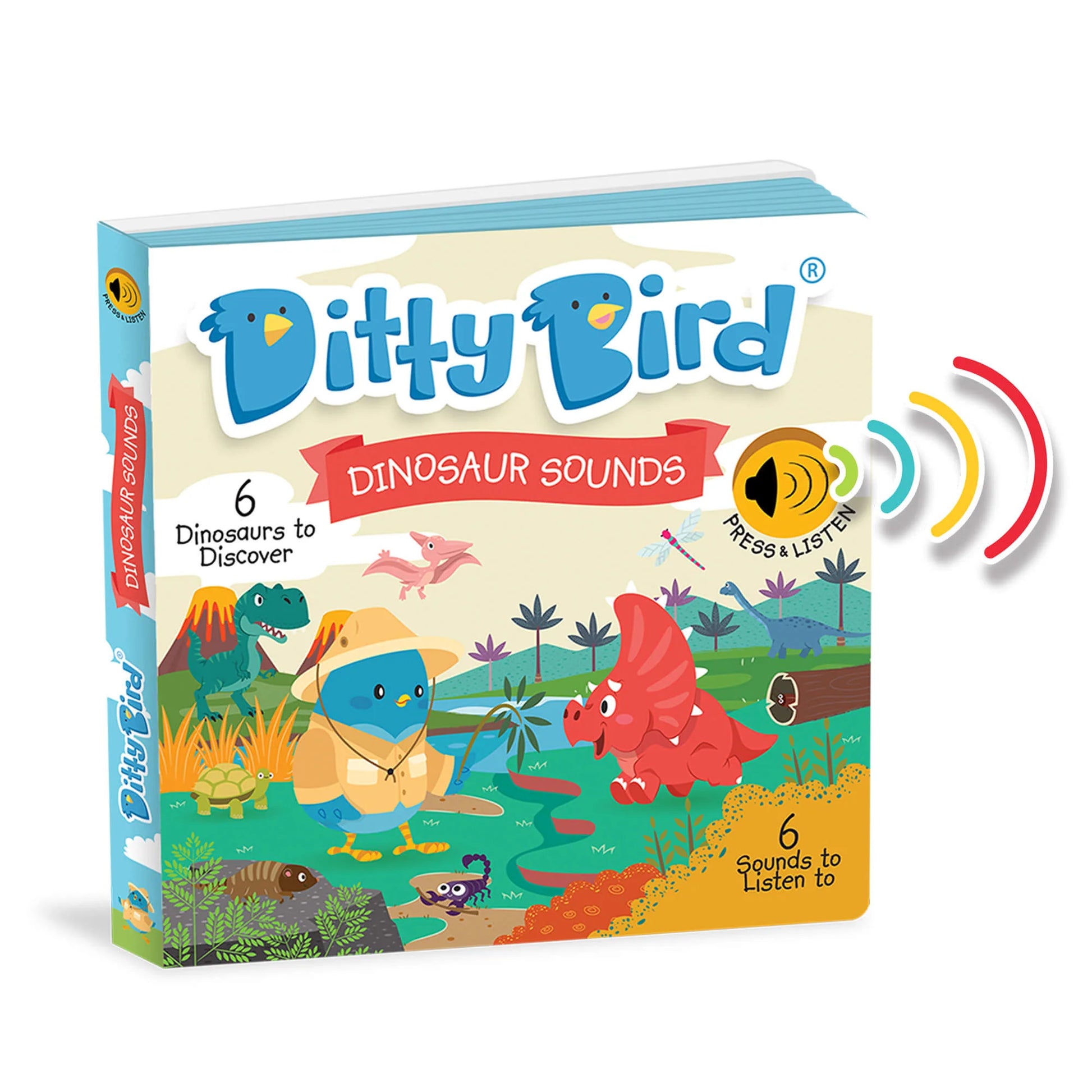 Ditty Bird Sound Book Dinosaur Sounds