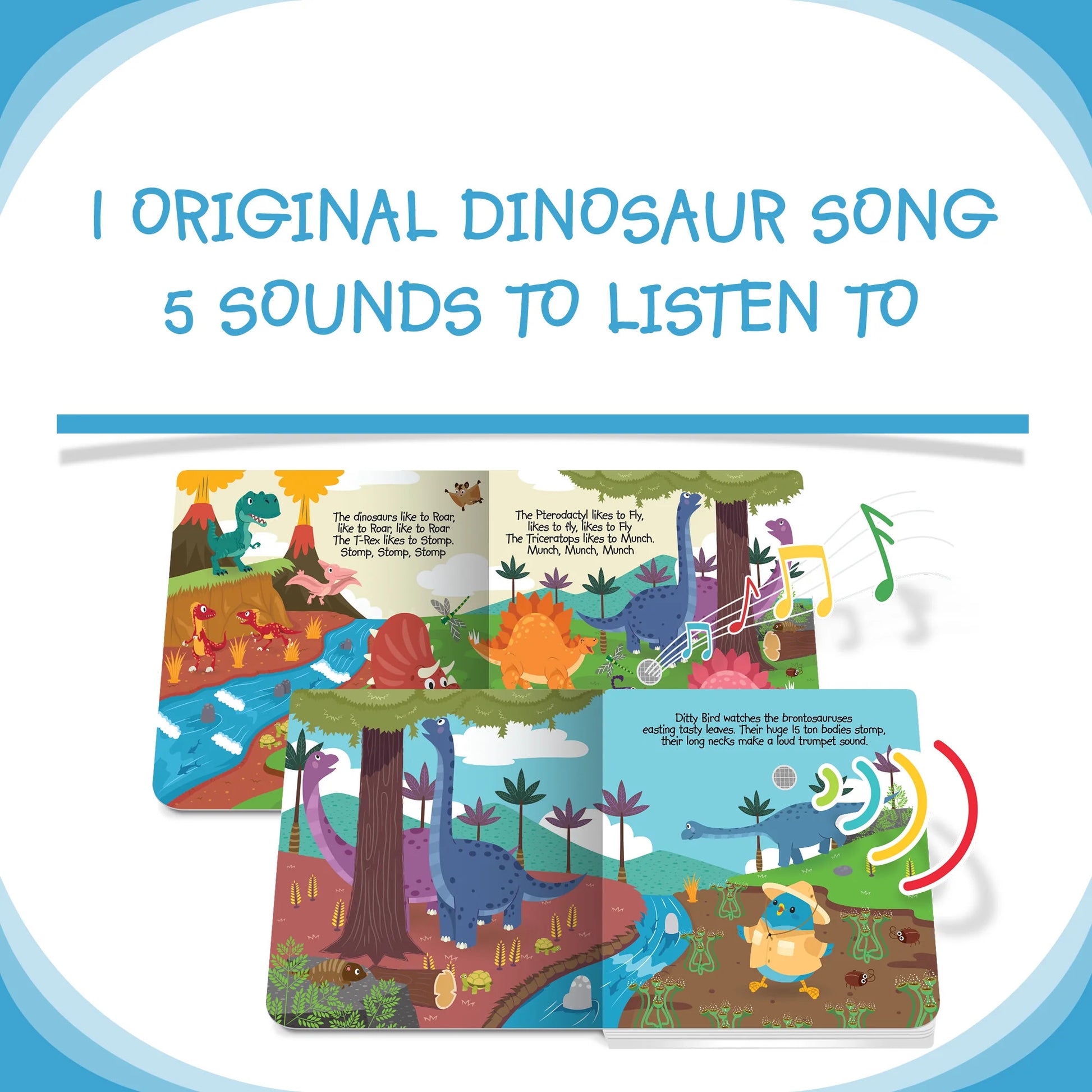 Ditty Bird Sound Book Dinosaur Sounds