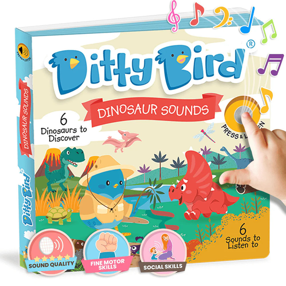 Ditty Bird Sound Book Dinosaur Sounds