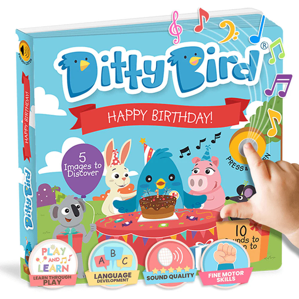DITTY BIRD SOUND BOOK - HAPPY BIRTHDAY
