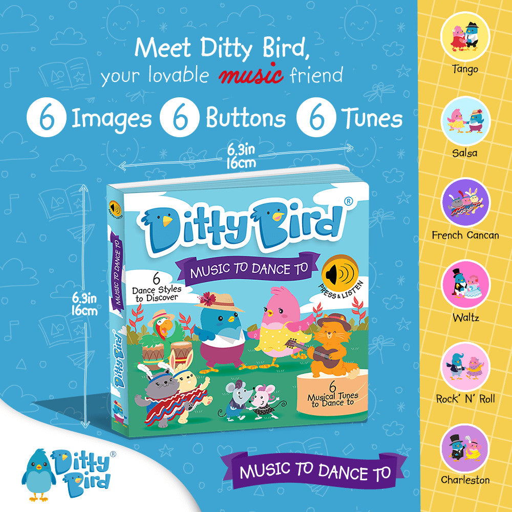 Ditty Bird Sound Book Music To Dance To