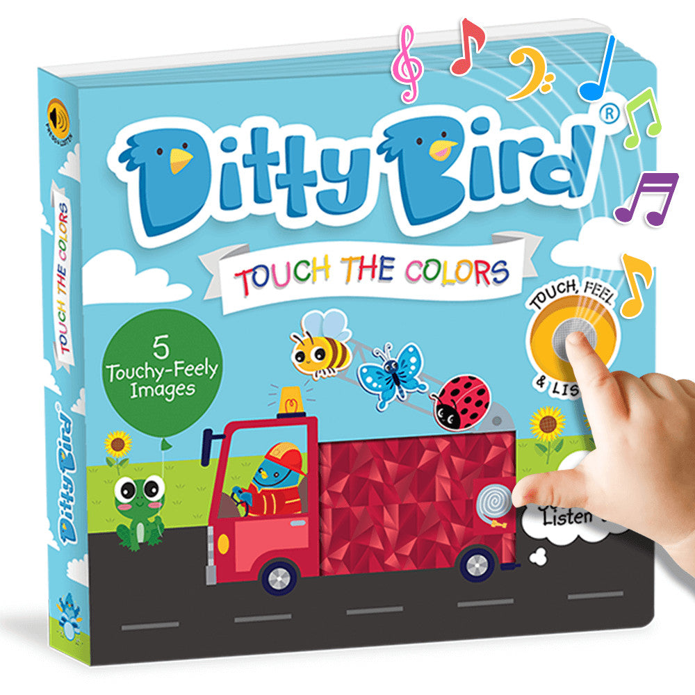 DITTY BIRD SOUND BOOK -TOUCH THE COLORS - baby enRoute