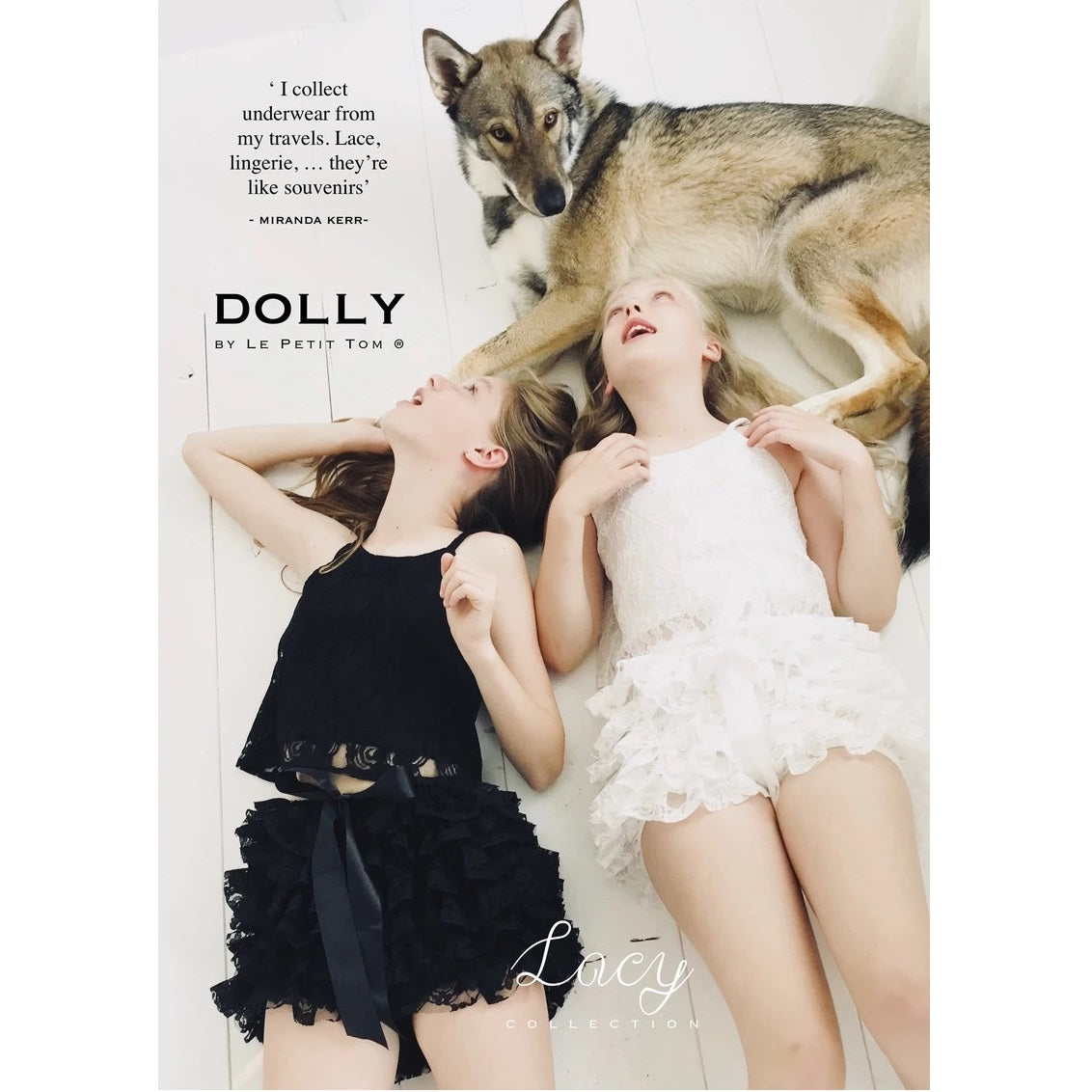 DOLLY BY LE PETIT TOM LACY FRILLY PANTS TUTU BLOOMER BLACK