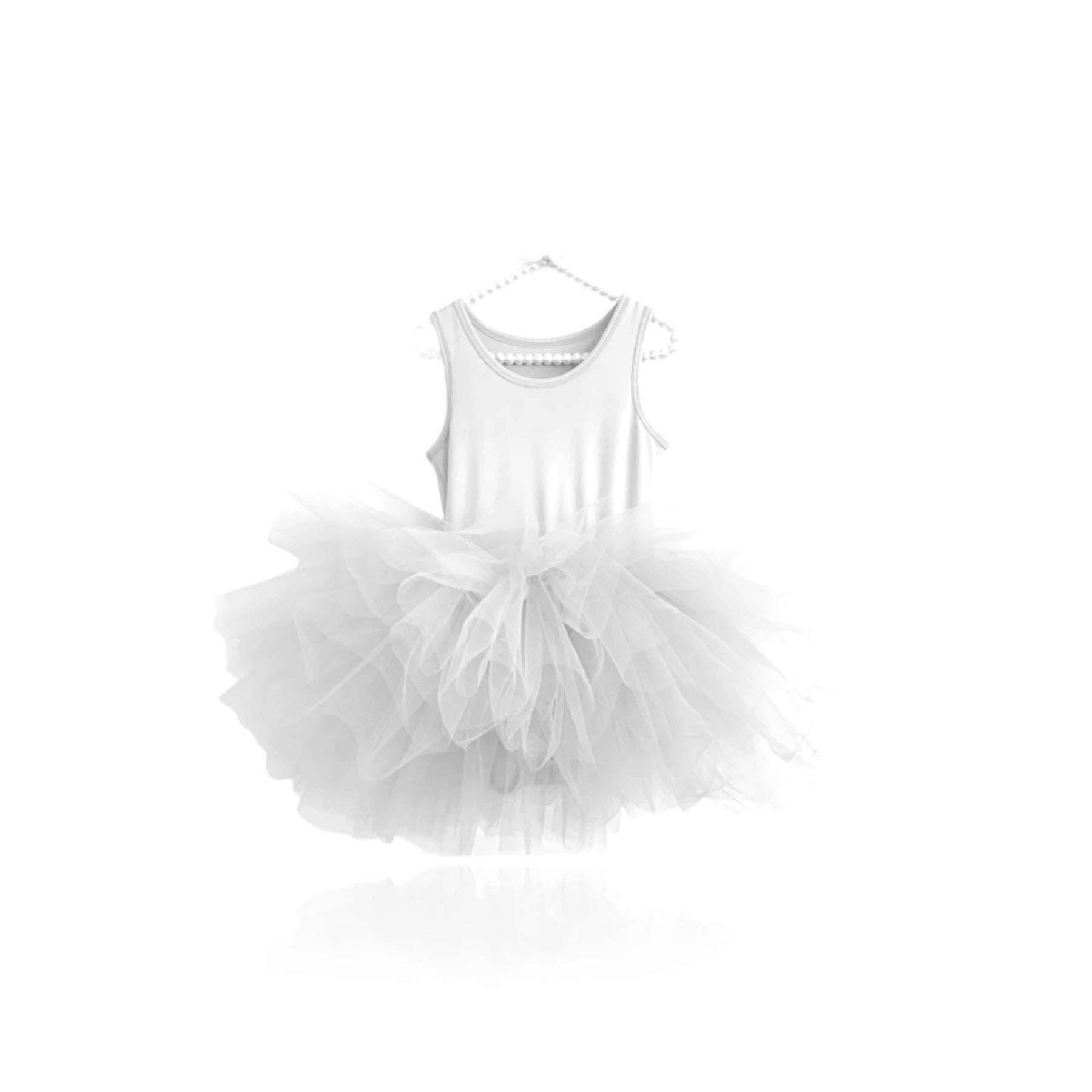 DOLLY BY LE PETIT TOM TIMELESS TUTU DRESS WHITE